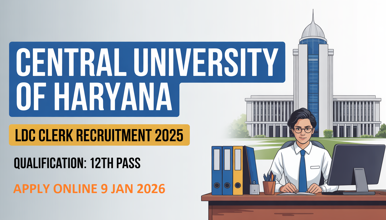 Central University Haryana Recruitment 2026
